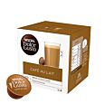 Nescafé Café au Lait package and capsule for Dolce Gusto