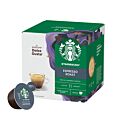 Starbucks Espresso Roast Espresso package and capsule for Dolce Gusto