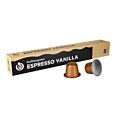 Kaffekapslen Espresso Vanilla Premium package and capsule for Nespresso
