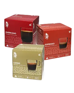 Kaffekapslen Discovery Pack – Black Coffees for Dolce Gusto