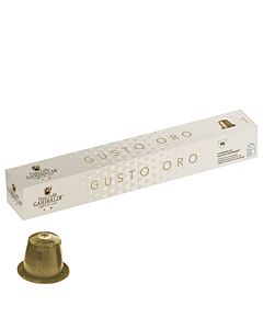 Gran CaffÃ© Garibaldi Gusto oro package and capsule for NespressoÂ®