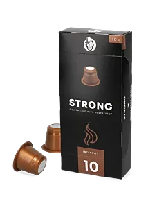 Kaffekapslen Strong 10 pods for Nespresso®