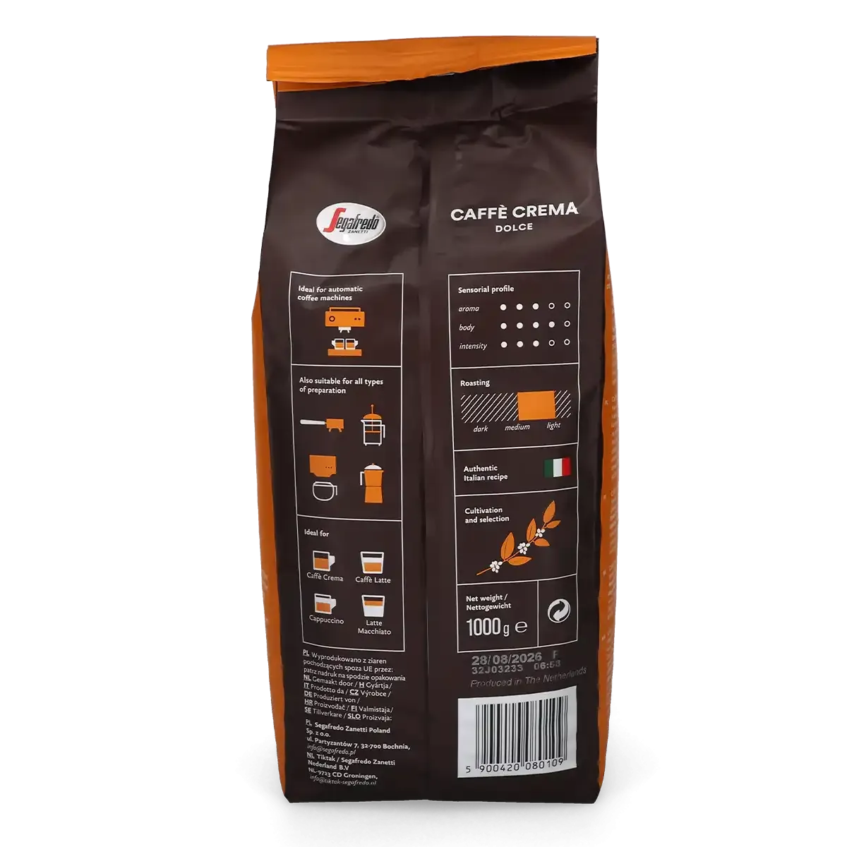 Caff\u00E8\u0020Crema\u0020Dolce\u0020\u002D\u0020Segafredo
